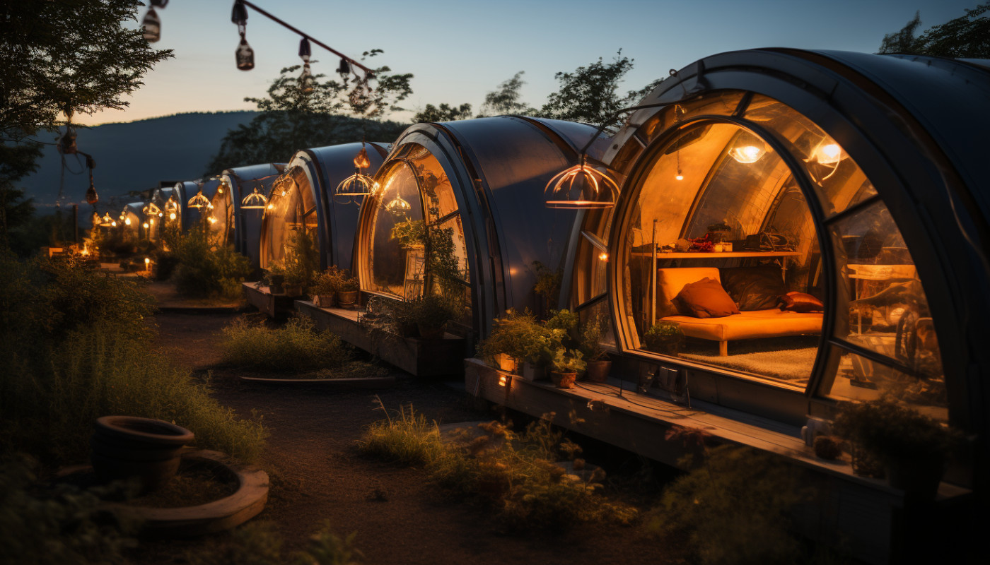 Refugios ecológicos bajo las estrellas